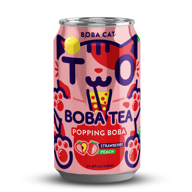 Boba Cat - strawberry peach.png